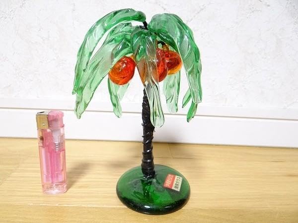 80年代 ビンテージ 沖縄観光記念 琉球ガラス ヤシの木 南国 レトロ 当時物 Amazon.co.jp: 80年代 ビンテージ 沖縄観光記念 琉球ガラス ヤシの木